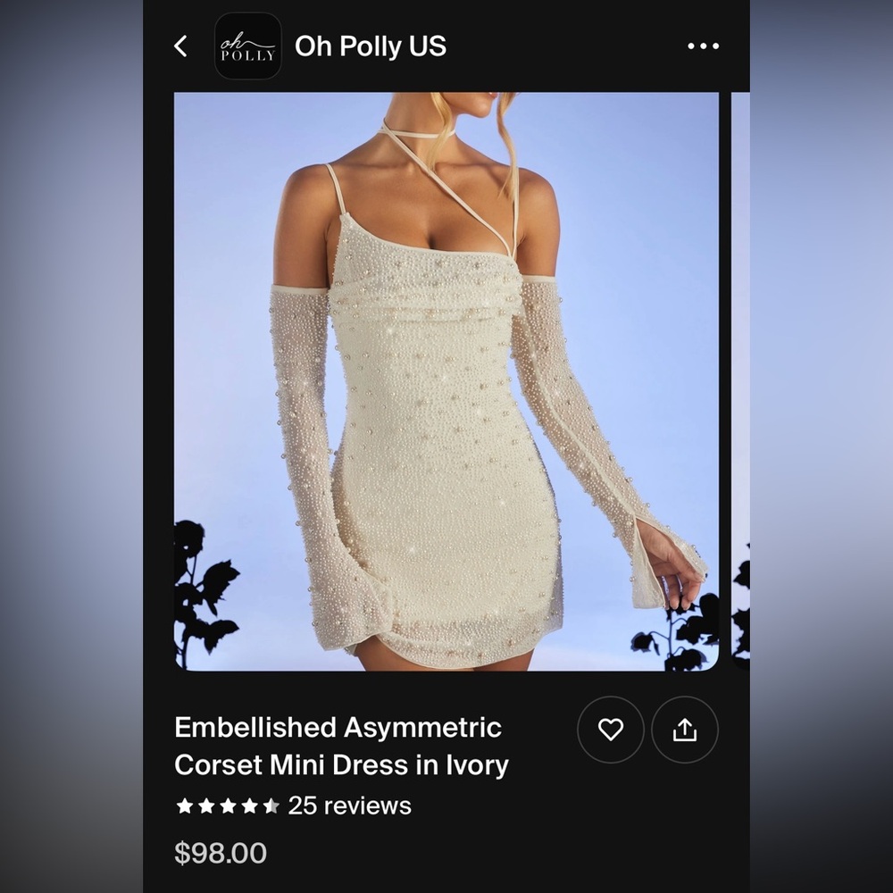 OH POLLY Sequence Party Dress